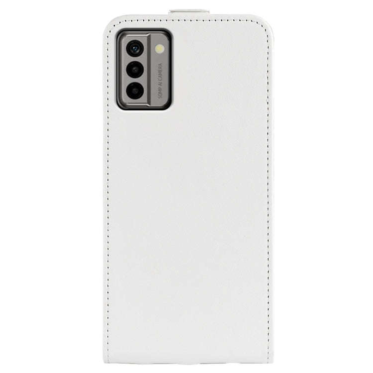 For Nokia G22 R64 Texture Vertical Flip Leather Phone Case(White)