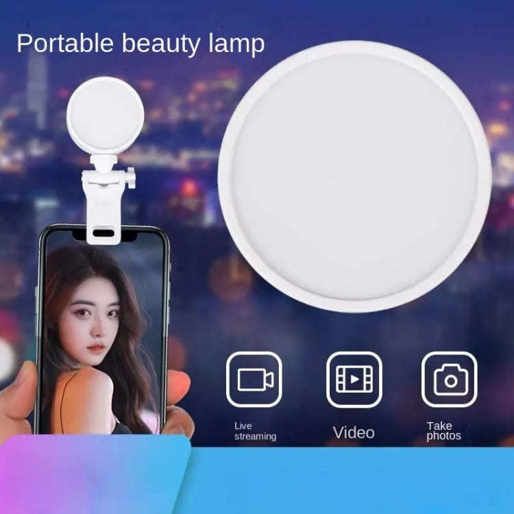 K-36 LED Mini Flash Light Phone Lens Clip Selfie Fill Lamp