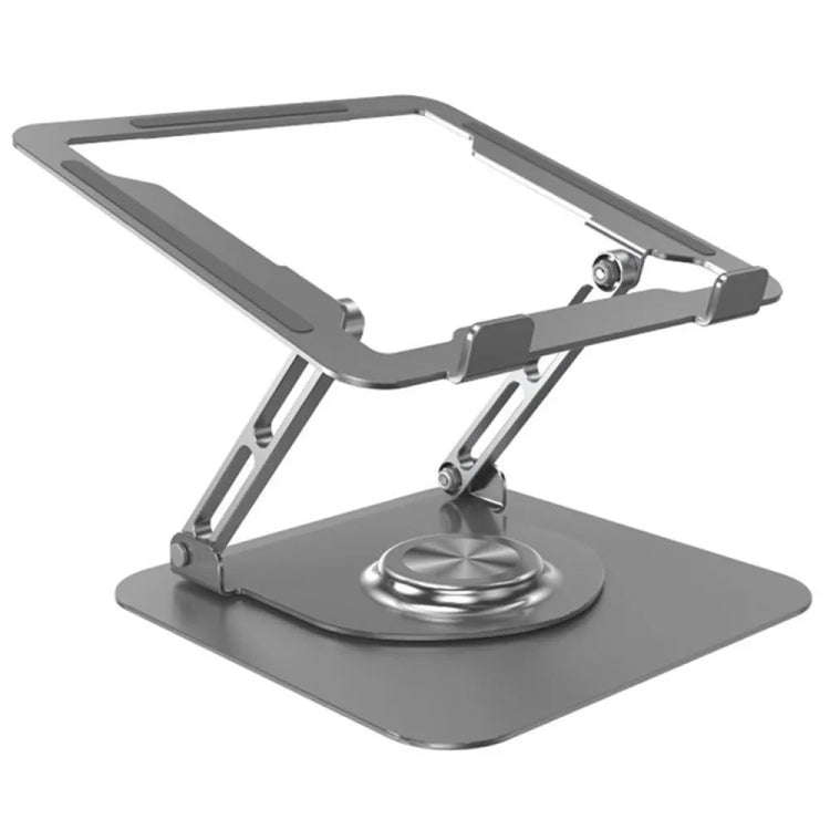 D147 Foldable 360 Degree Rotating Laptop Lifting Bracket Aluminum Alloy Notebook Desktop Stand(Gray)