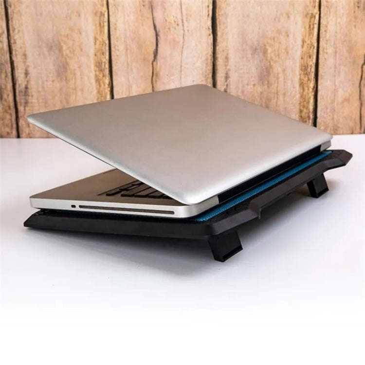 S200 Dual Silent Cooling Fan Portable Slim Notebook Cooling Pad for Laptop(Red)