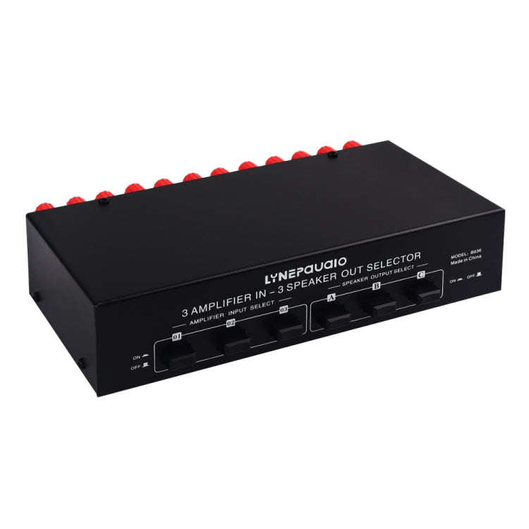 B036 3 Input 3 Output Power Amplifier And Speaker Switcher Speaker Switch Splitter Comparator