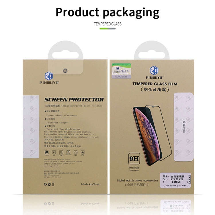 For Meizu 20 PINWUYO 9H 2.5D Full Screen Tempered Glass Film(Black)