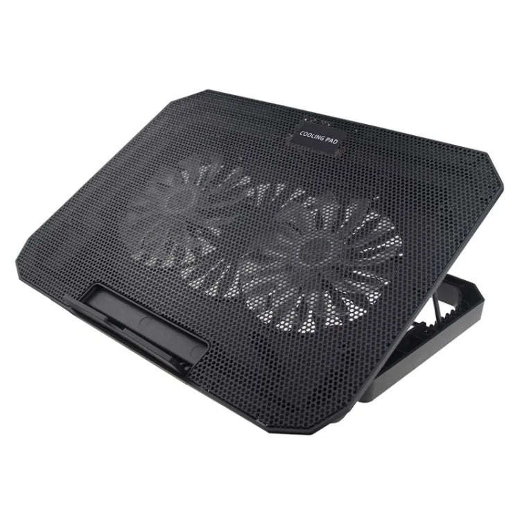 N11 USB Port 8-Gear Adjustable Height Dual Mute Fan Desktop Laptop Cooling Stand