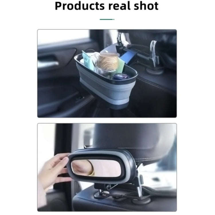 L65 Car Can Be Contraction And Expanded And Storing Car Vanity Mirror Car Storage Box