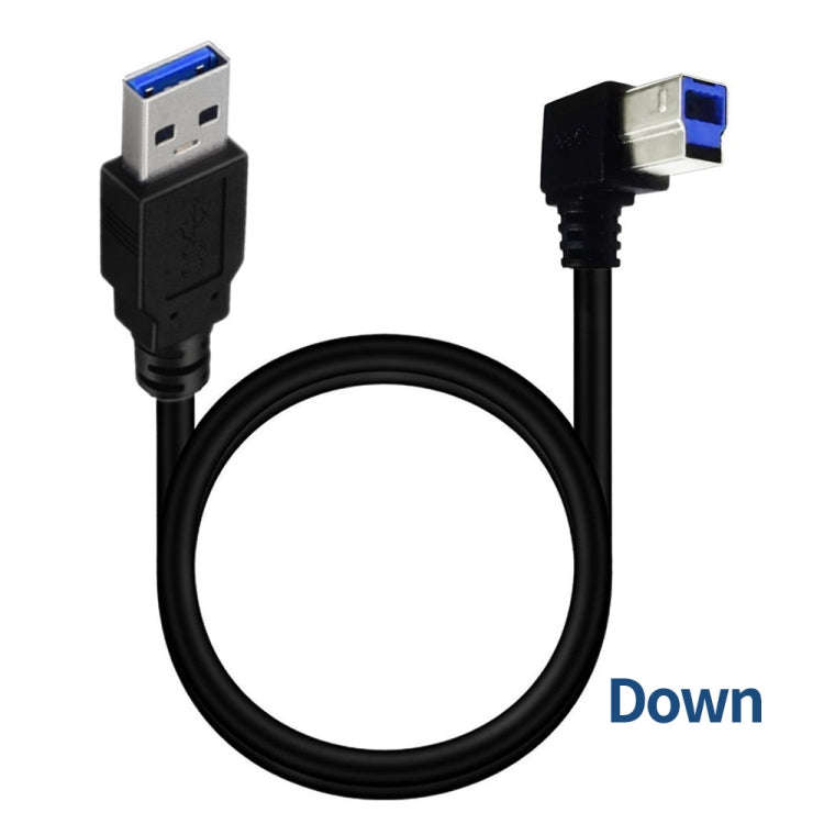 JUNSUNMAY USB 3.0 A Male to USB 3.0 B Male Adapter Cable Cord 1.6ft/0.5M for Docking Station, Ext...