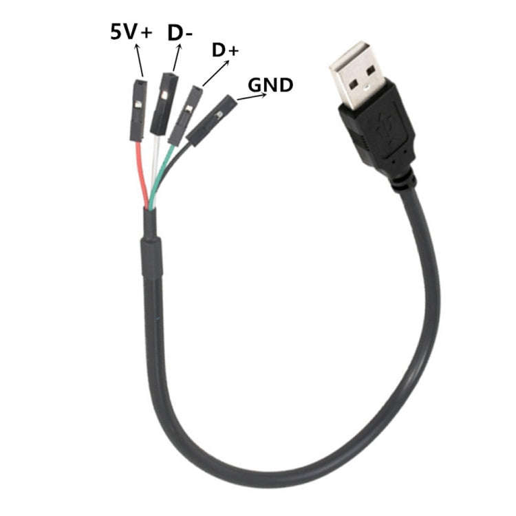 USB Female JUNSUNMAY USB 2.0 A to Female 4 Pin Dupont Motherboard Header Adapter Extender Cable, ...
