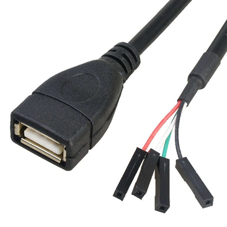 USB Female JUNSUNMAY USB 2.0 A to Female 4 Pin Dupont Motherboard Header Adapter Extender Cable, ...