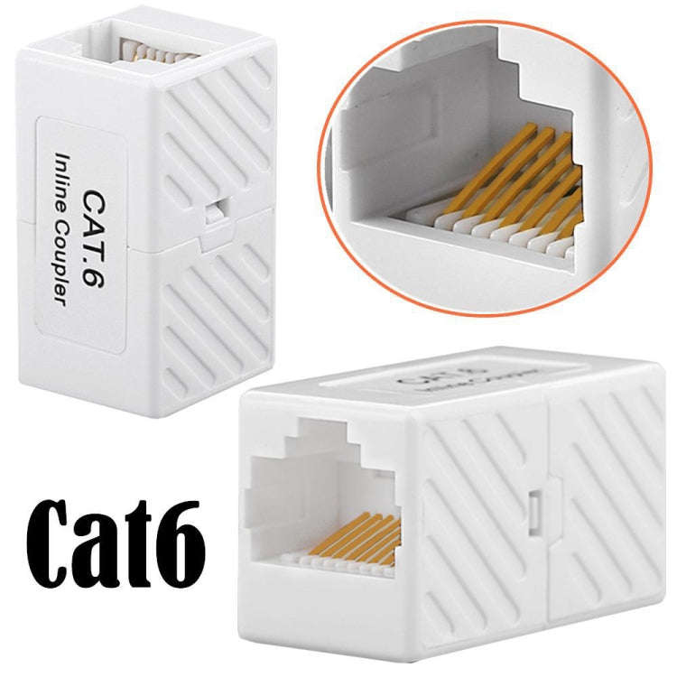 1 PCS JUNSUNMAY RJ45 Female to Female In Line Coupler Cat6 Cat5e Cat5 Ethernet Cable Extender Ada...