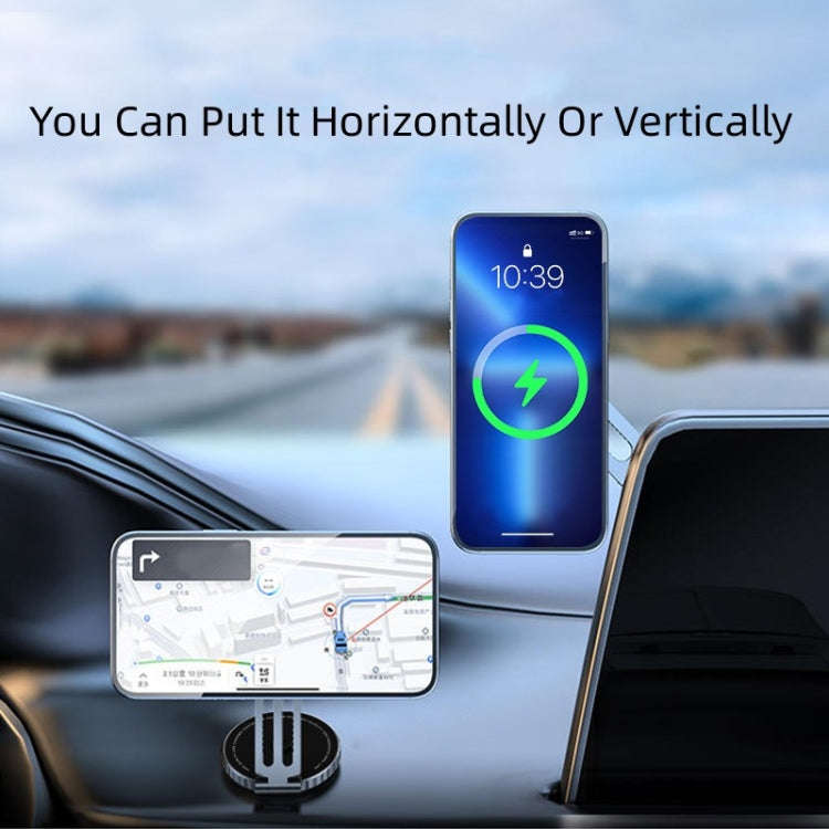 T1 For Tesla Magnetic  Scalable Foldable 360 Degree Rotary Car Mobile Phone Holder