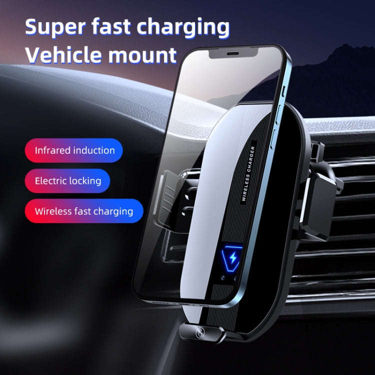 A9 Car 15W Fast Charging Magnetic Auto Sensitive QI Wireless Charger