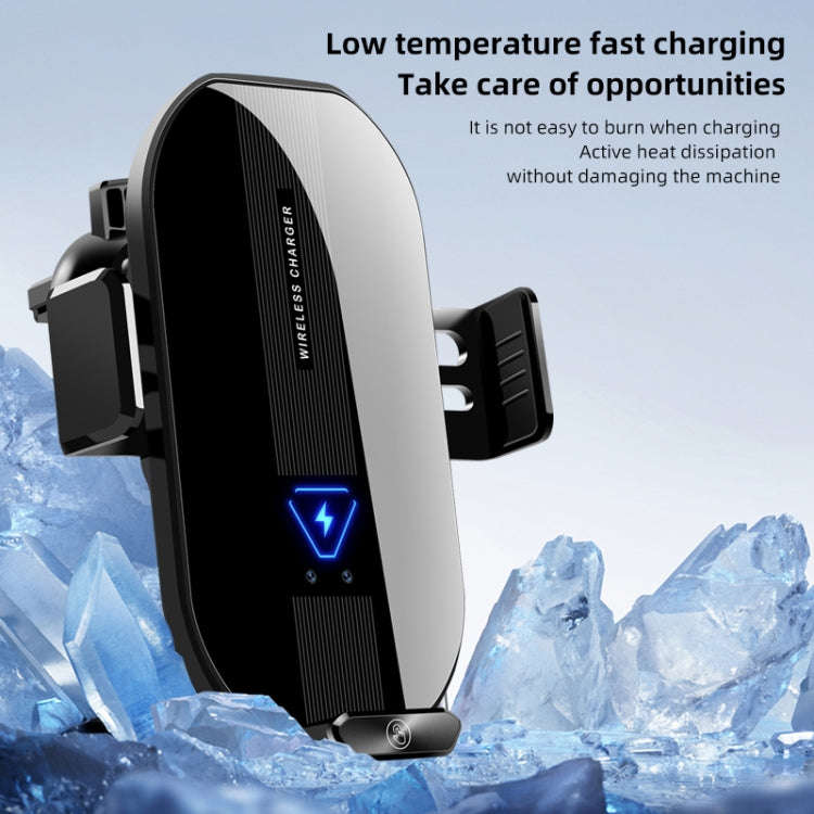 A9 Car 15W Fast Charging Magnetic Auto Sensitive QI Wireless Charger