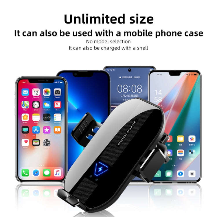 A9 Car 15W Fast Charging Magnetic Auto Sensitive QI Wireless Charger