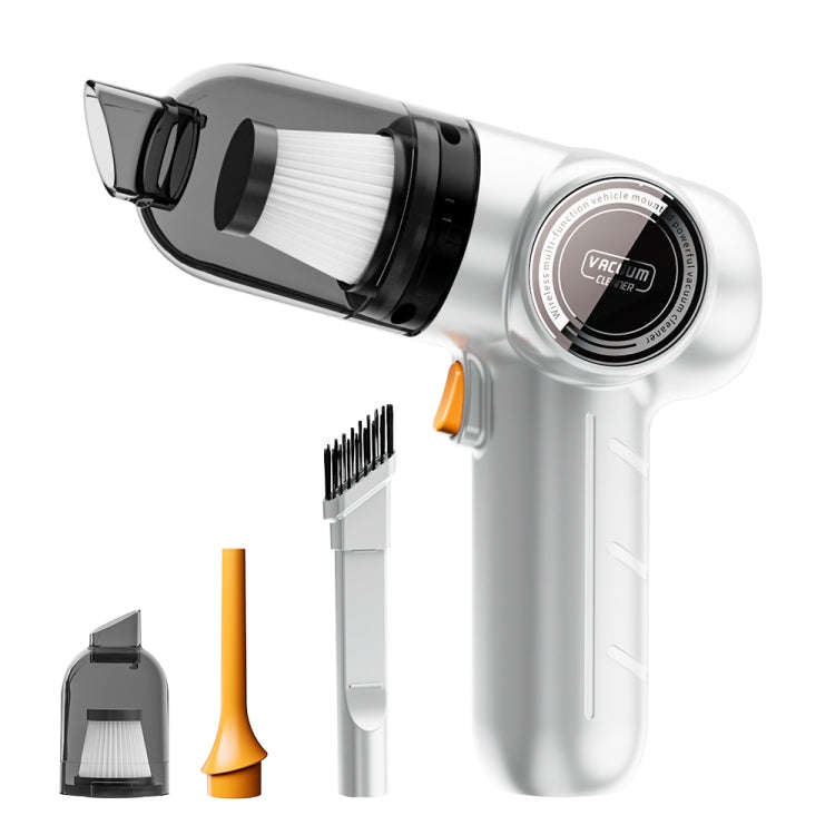 Q18 Car Strong Suction Wireless Handheld Vacuum Cleaner(White)