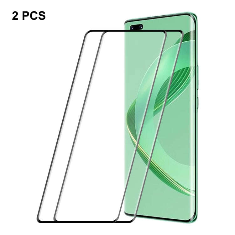 For Huawei Nova 11 Pro / 11 Ultra 2pcs ENKAY Hat-Prince 3D Curved Full Glue Tempered Glass Film