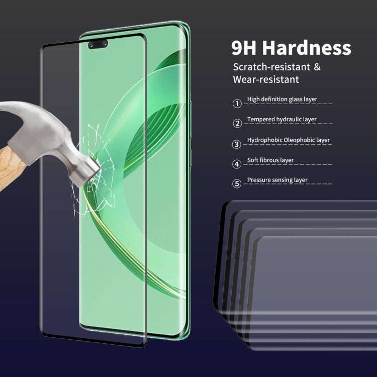 For Huawei Nova 11 Pro / 11 Ultra 2pcs ENKAY Hat-Prince 3D Curved Full Glue Tempered Glass Film
