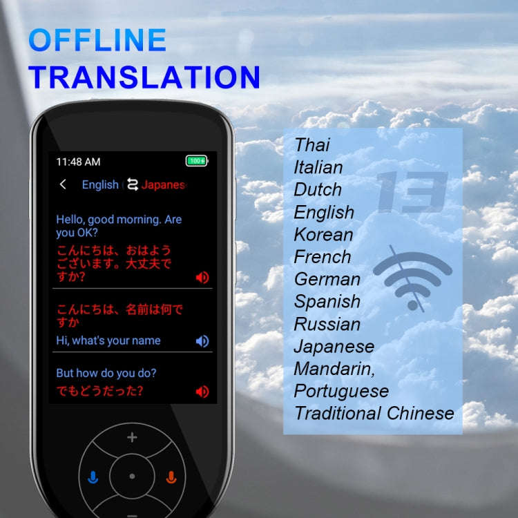 V600 Offline Photography Voice Translator Smart Portable 137 Languages Real Time Translator