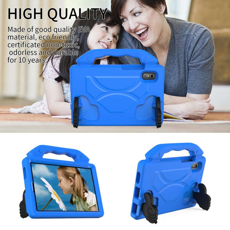 For Lenovo Tab M9 LTE 2023 Thumb Bracket EVA Shockproof Tablet Case(Blue)