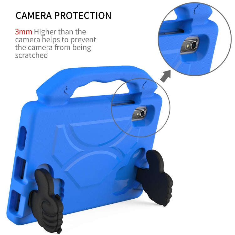For Lenovo Tab M9 LTE 2023 Thumb Bracket EVA Shockproof Tablet Case(Blue)