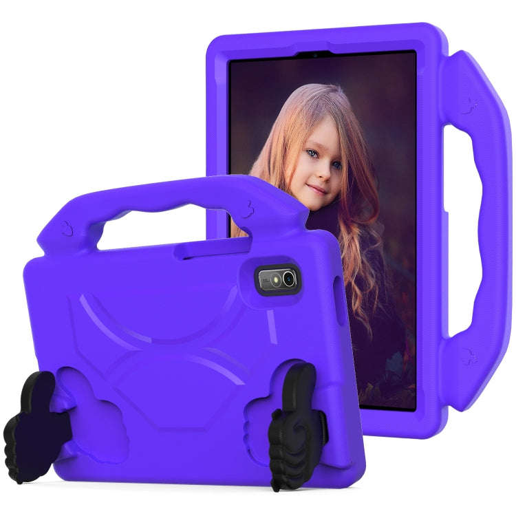 For Lenovo Tab M9 LTE 2023 Thumb Bracket EVA Shockproof Tablet Case(Purple)