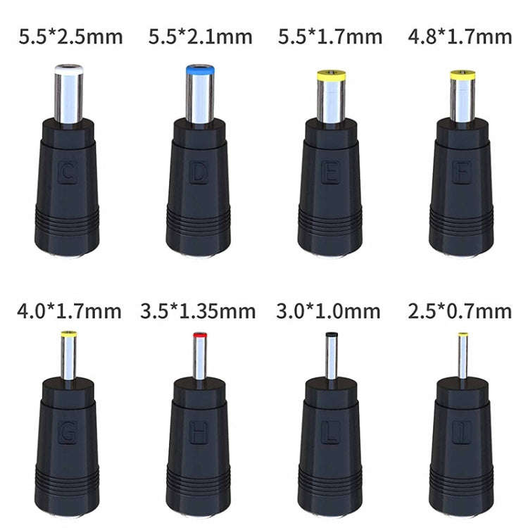 USB 5V to DC 9V 5.5mm x 2.5mm Converter Step Up Voltage Converter Power Cable with 8 Connectors