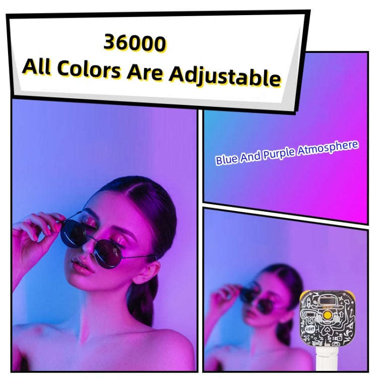 TV-6RGB Hand-Held TOFU 6W Fill Light Mini Portable RGB LED Video Light