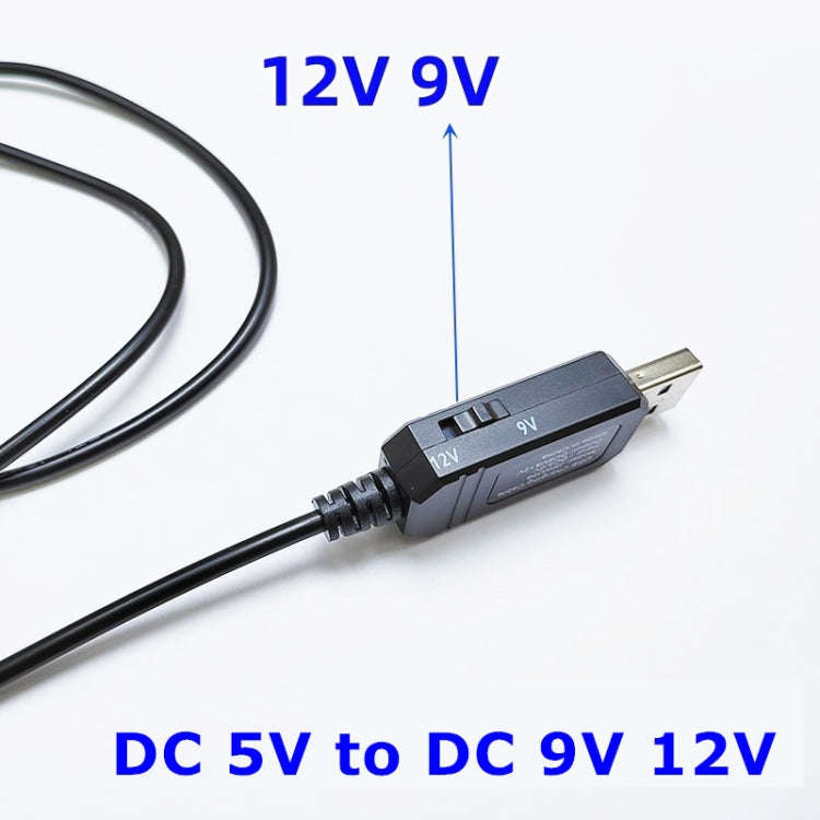 DC 5V to DC 9V 12V USB Voltage Step Up Converter Cable with 1A Step-up Volt Transformer Power Reg...