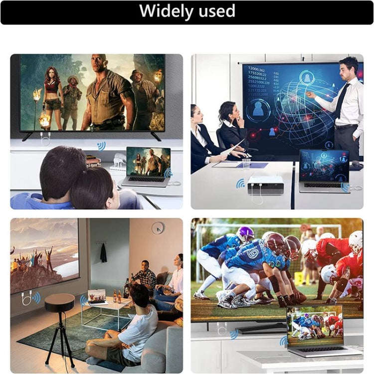 Wireless HDMI Transmitter and Receiver Kit, HDMI Wireless Extender Adapter, 1080P 60fps Video Aud...