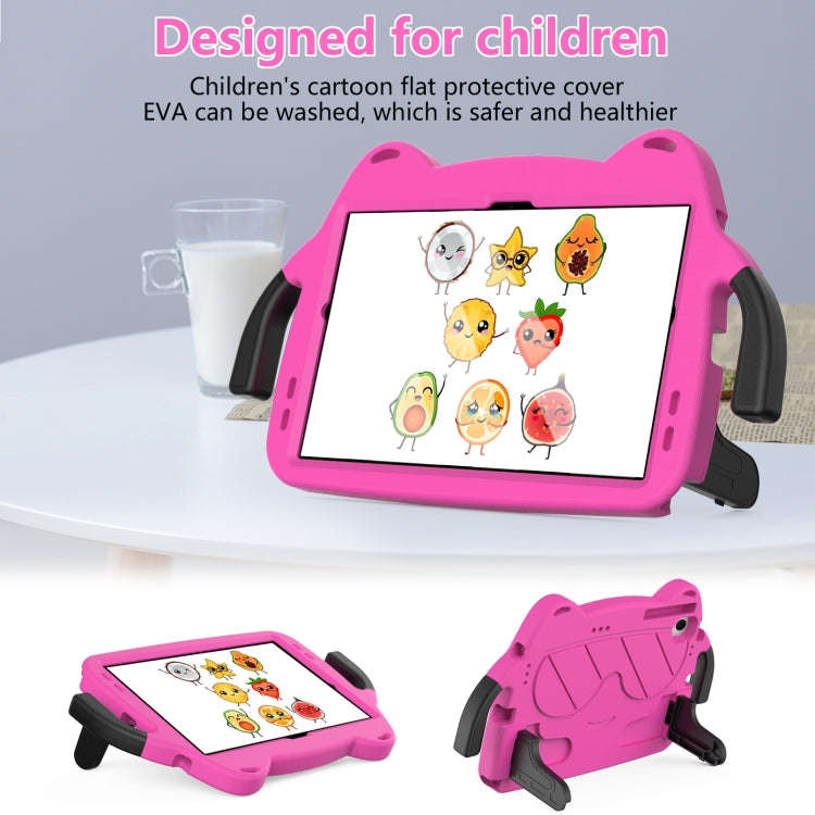 For Huawei Matepad SE 10.4 2023 Ice Baby EVA Shockproof Hard PC Tablet Case(Rose Red+Black)