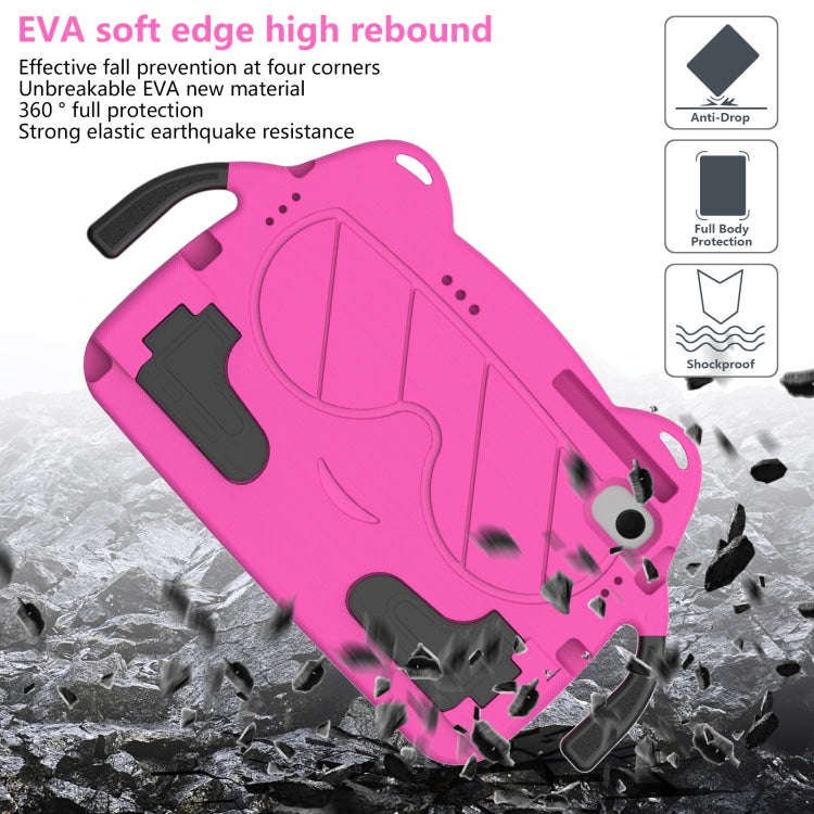 For Huawei Matepad SE 10.4 2023 Ice Baby EVA Shockproof Hard PC Tablet Case(Rose Red+Black)