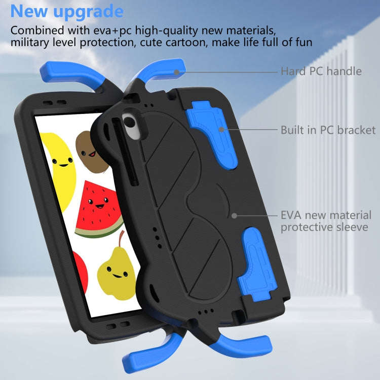 For Huawei Matepad Pro 10.8 2021/2019 Ice Baby EVA Shockproof Hard PC Tablet Case(Black+Blue)