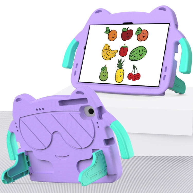 For Huawei Matepad Pro 10.8 2021/2019 Ice Baby EVA Shockproof Hard PC Tablet Case(Light Purple+Mi...