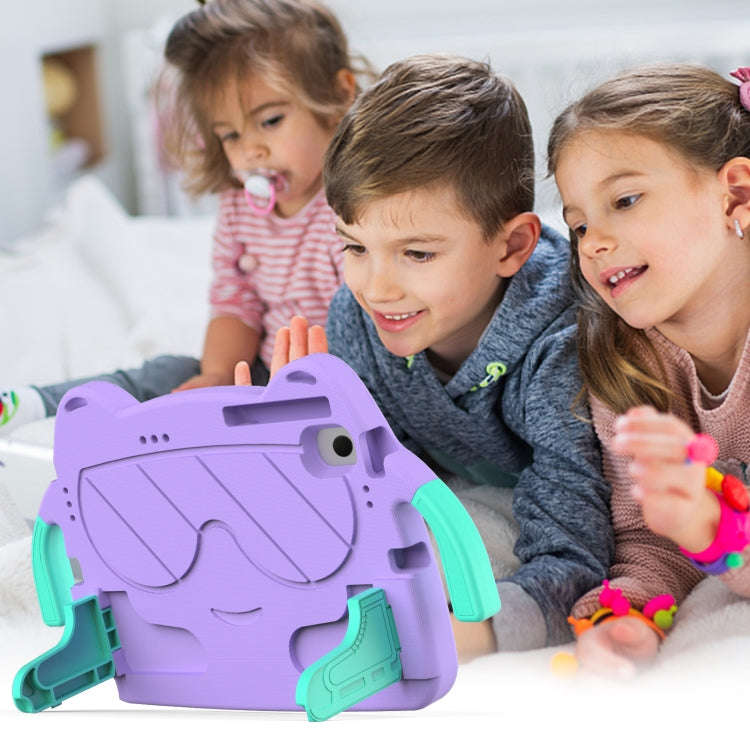 For Huawei Matepad Pro 10.8 2021/2019 Ice Baby EVA Shockproof Hard PC Tablet Case(Light Purple+Mi...