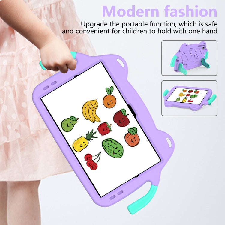 For Huawei Matepad Pro 10.8 2021/2019 Ice Baby EVA Shockproof Hard PC Tablet Case(Light Purple+Mi...