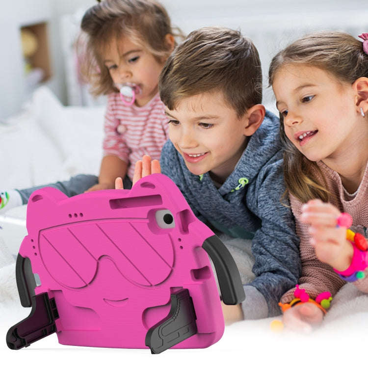 For Huawei Matepad Pro 10.8 2021/2019 Ice Baby EVA Shockproof Hard PC Tablet Case(Rose Red+Black)