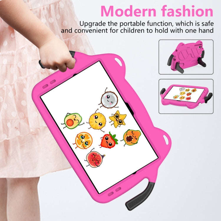 For Huawei Matepad Pro 10.8 2021/2019 Ice Baby EVA Shockproof Hard PC Tablet Case(Rose Red+Black)