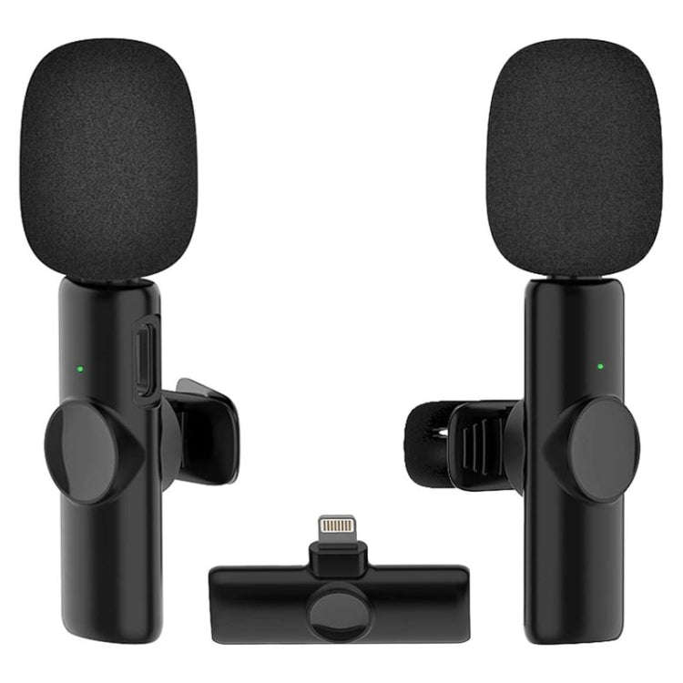 Bluetooth  Mini Microphone Wireless Lavalier Noise Reduction Microphone for iPhone / iPad, with 8...