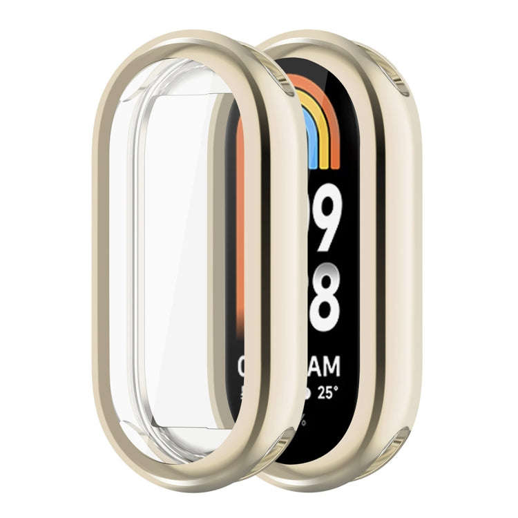 For Xiaomi Mi Band 8 ENKAY Hat-Prince Full Coverage Electroplated Soft TPU Case with Screen Prote...
