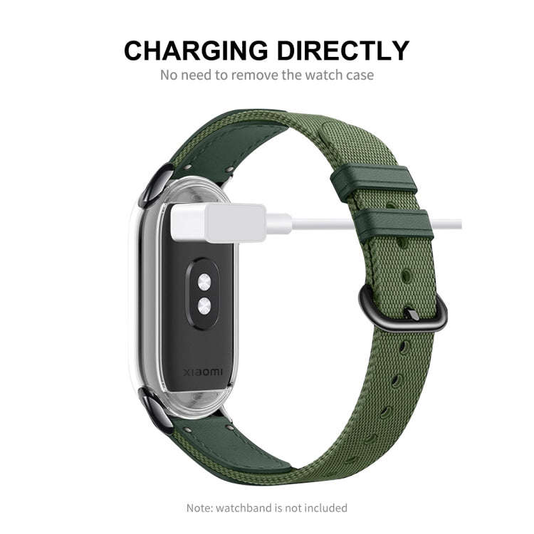 For Xiaomi Mi Band 8 ENKAY Hat-Prince Full Coverage Transparent Soft TPU Case with Screen Protection