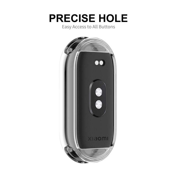 For Xiaomi Mi Band 8 ENKAY Hat-Prince Full Coverage Transparent Soft TPU Case with Screen Protection
