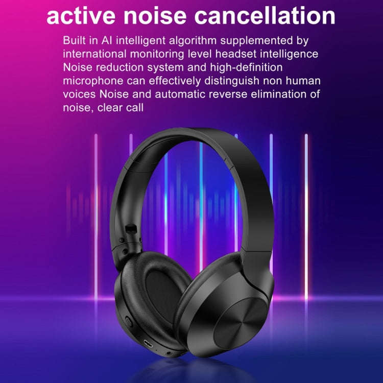 OY813 For Online Learning PC Earphones Stereo Learning Headset with Noise Cancelling Mic(Black)