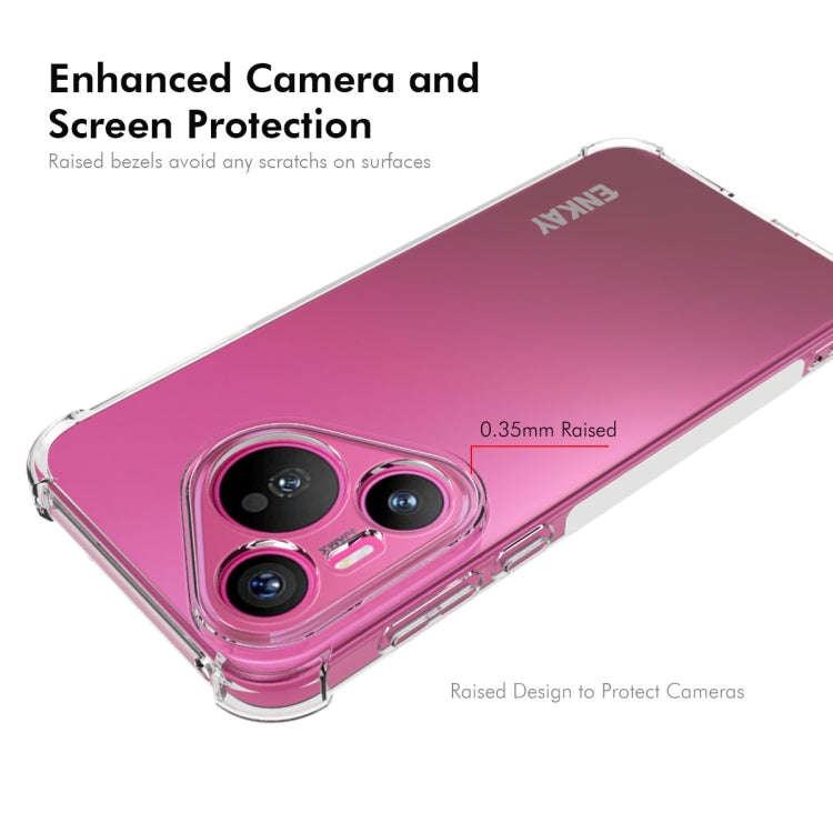 For Huawei Pura 70 Pro / 70 Pro+ ENKAY Hat-Prince Transparent TPU Shockproof Phone Case