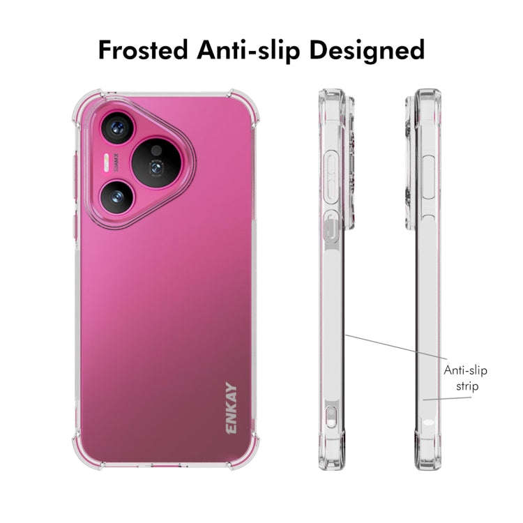 For Huawei Pura 70 Pro / 70 Pro+ ENKAY Hat-Prince Transparent TPU Shockproof Phone Case