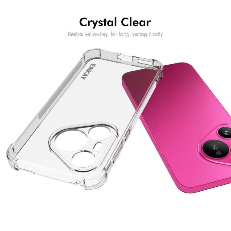 For Huawei Pura 70 Pro / 70 Pro+ ENKAY Hat-Prince Transparent TPU Shockproof Phone Case