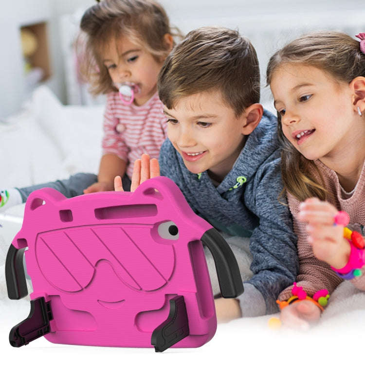 For Huawei MatePad T8 8.0 2020 Ice Baby EVA Shockproof Hard PC Tablet Case(Rose Red+Black)