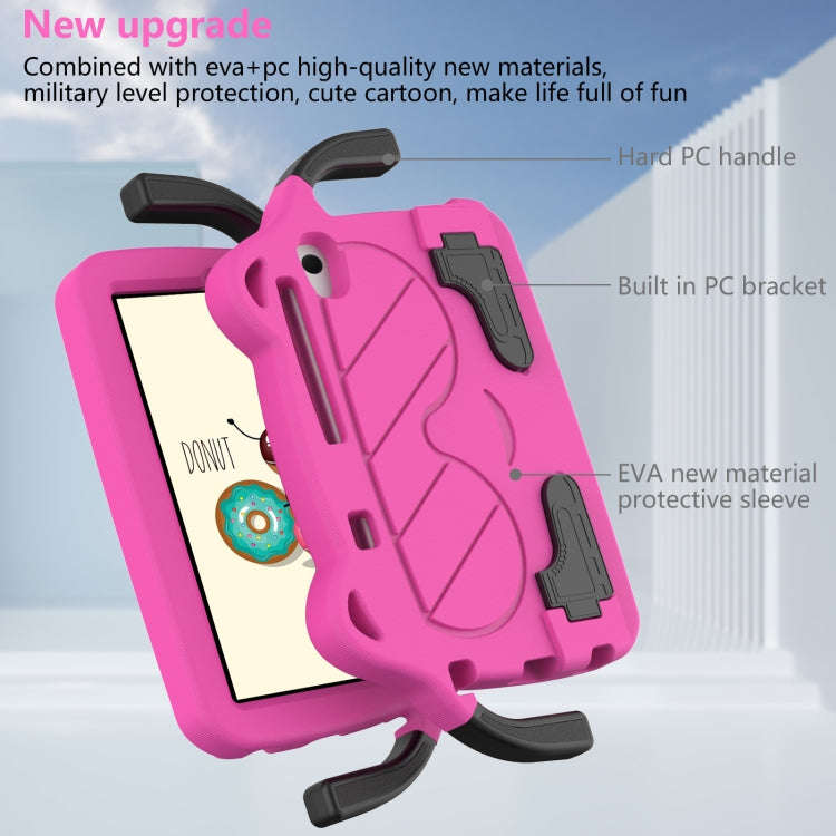For Huawei MatePad T8 8.0 2020 Ice Baby EVA Shockproof Hard PC Tablet Case(Rose Red+Black)
