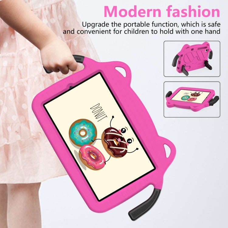 For Huawei MatePad T8 8.0 2020 Ice Baby EVA Shockproof Hard PC Tablet Case(Rose Red+Black)