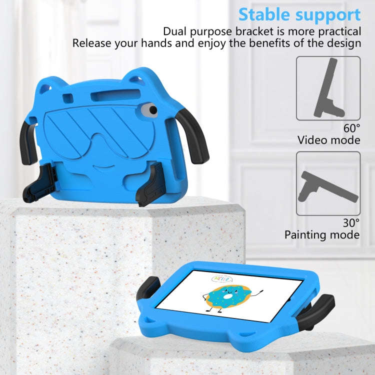 For Huawei MatePad T8 8.0 2020 Ice Baby EVA Shockproof Hard PC Tablet Case(Sky Blue+Black)