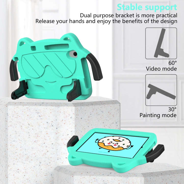 For Huawei MatePad T8 8.0 2020 Ice Baby EVA Shockproof Hard PC Tablet Case(Mint Green+Black)