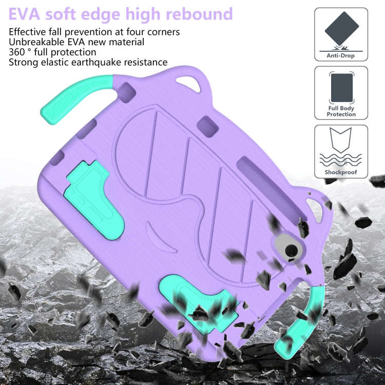 For Huawei MatePad T8 8.0 2020 Ice Baby EVA Shockproof Hard PC Tablet Case(Light Purple+Mint Green)