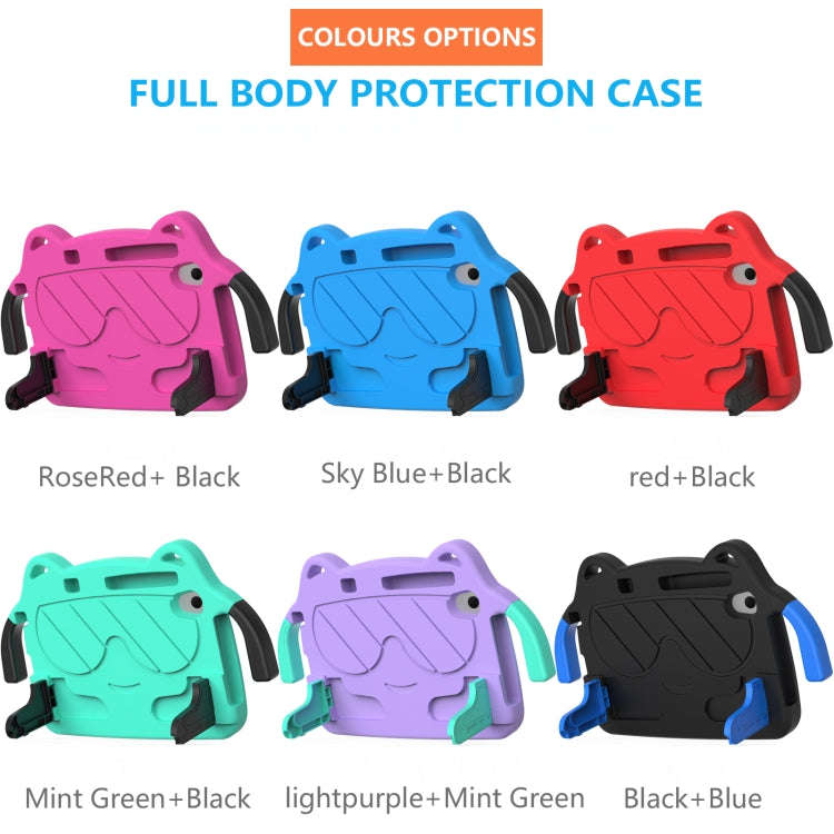 For Huawei MatePad T8 8.0 2020 Ice Baby EVA Shockproof Hard PC Tablet Case(Black+Blue)